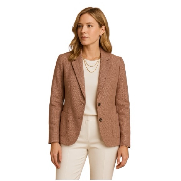 ELEVENTY Tweed Wool Blend Blazer - Women’s Size 10 (EU 48) - New With Tags